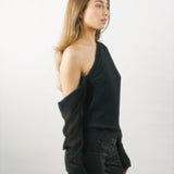 THE TWINSPARENCY SILK TOP