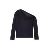 THE TWINSPARENCY SILK TOP