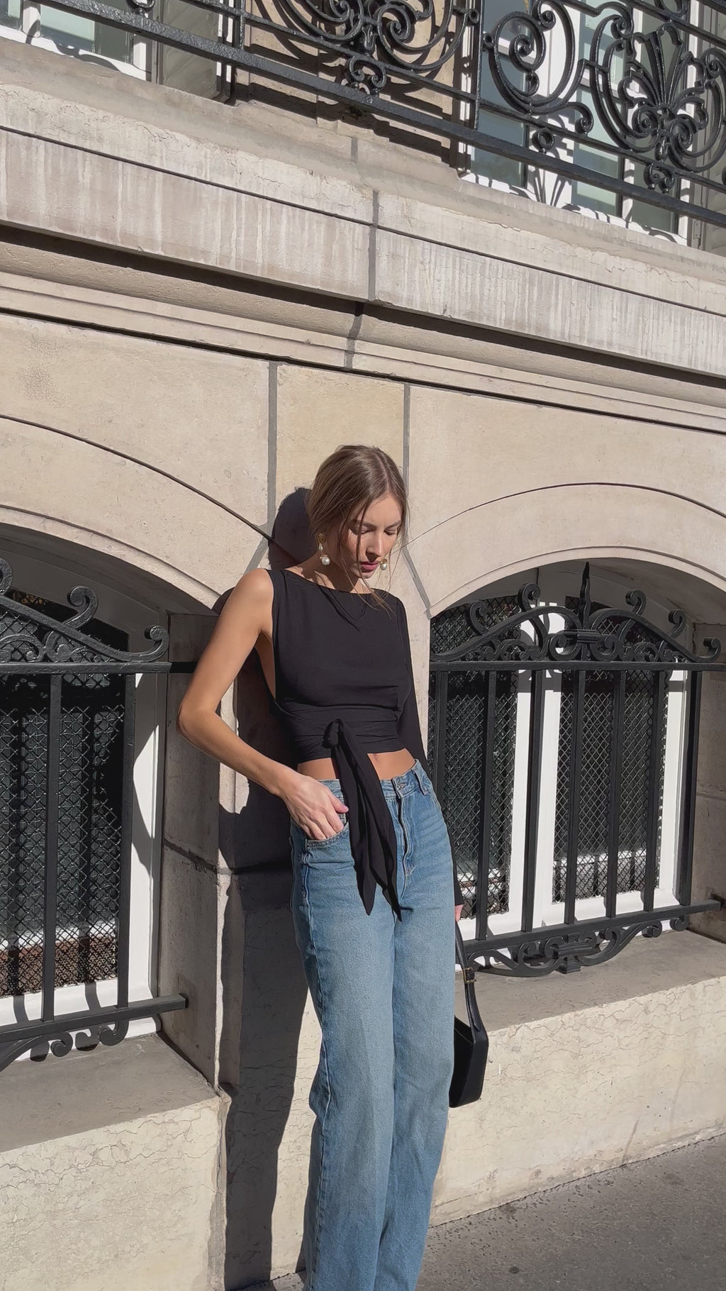 THE AMORE TOP MAT BLACK